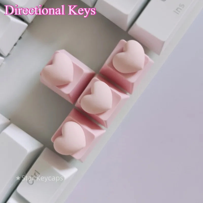 Benkyo Studio // Kawaii Keycaps Hearts 'n' Paws
