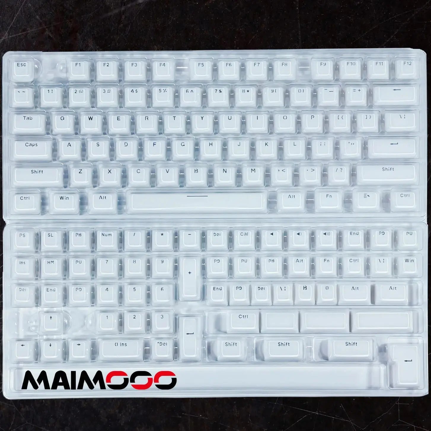 Benkyo Studio // Crystal Translucent Keycaps (132 Key)
