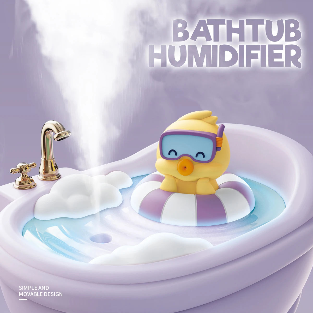 Benkyo Studio // Chibi Bathtub Humidifier
