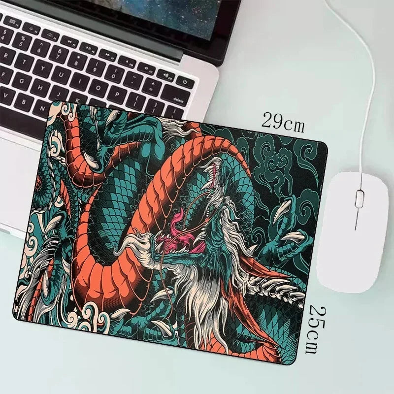 Benkyo Studio // Japanese Dragon Mouse Mats