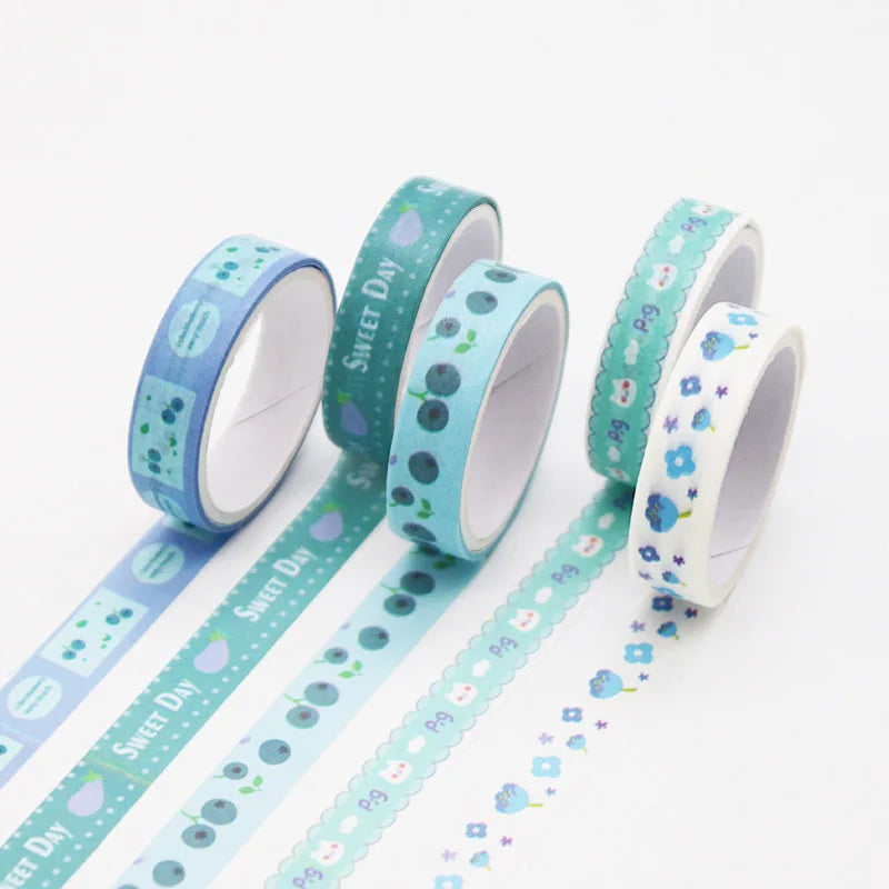 Benkyo Studios // 5 Pack Pastel Washi Tapes