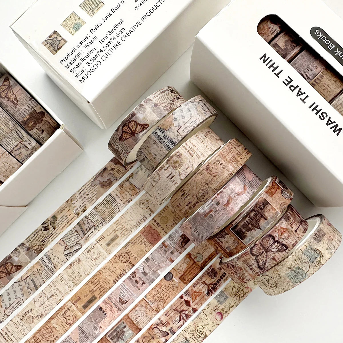 Benkyo Studio // Vintage 8-Pack Washi Palletes
