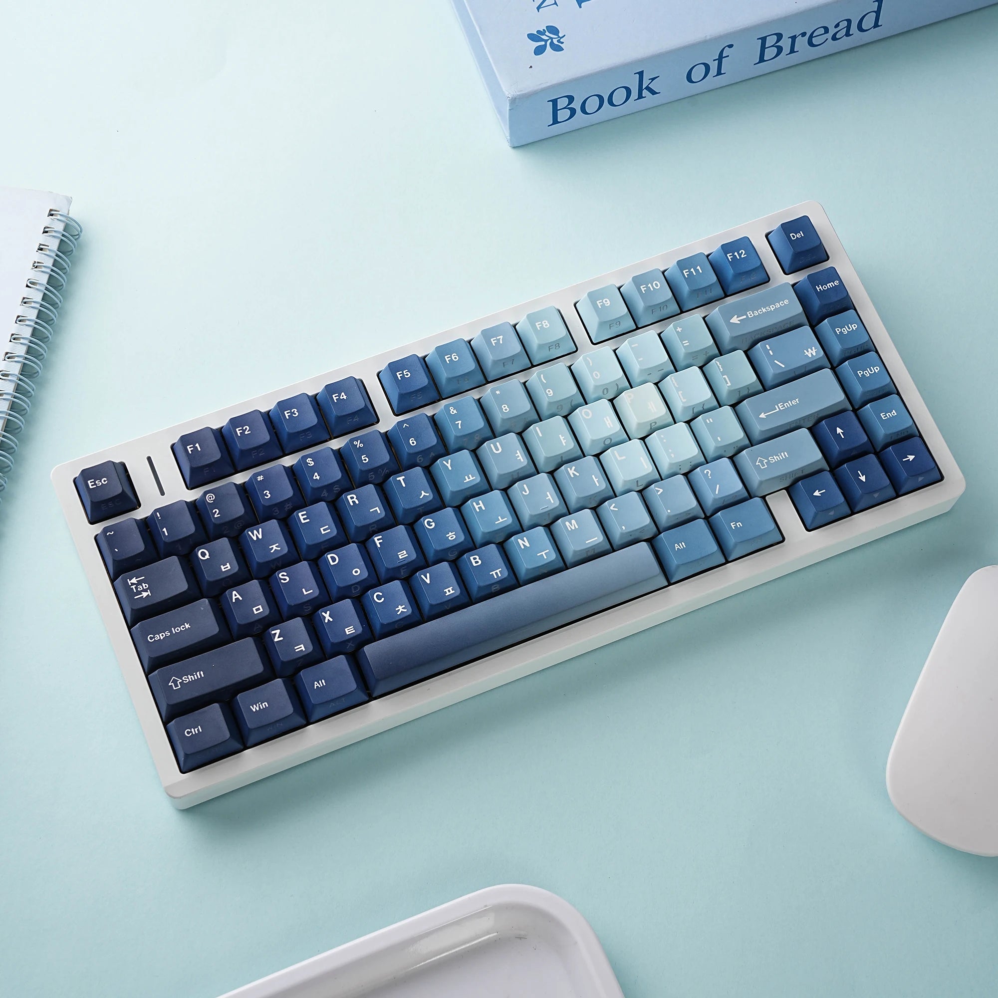 Benkyo Studio // Ocean Gradient Creamy Keycaps (130 Key)