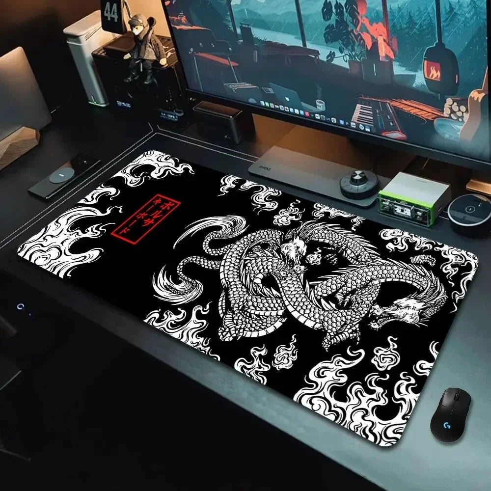 Benkyo Studio // Japanese Dragon Mouse Mats