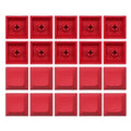 Benkyo Studio // Basic Colour Keycaps (20 key)