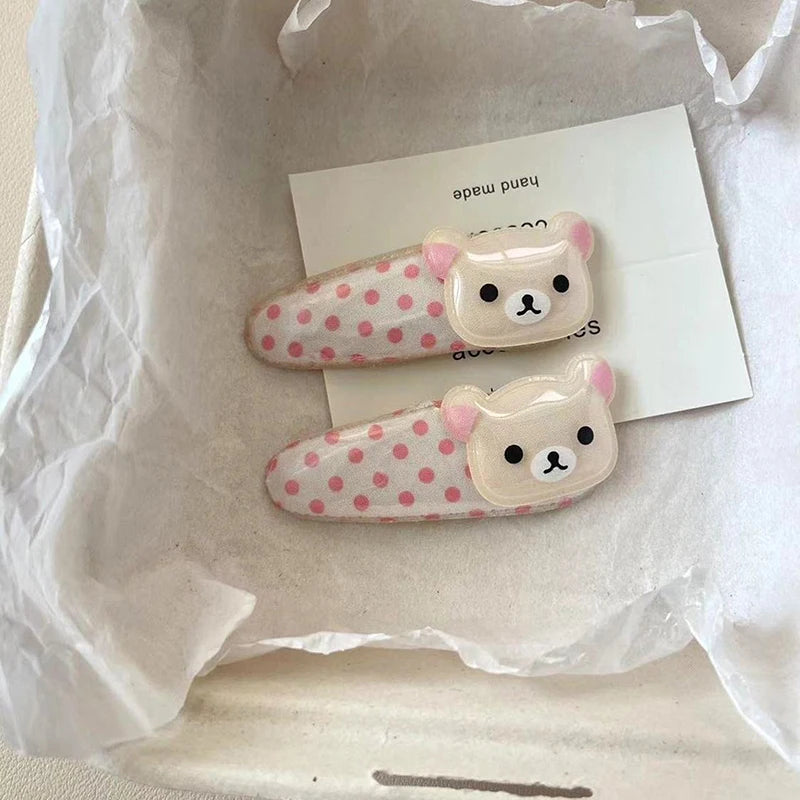 Benkyo Studios // Chibi Bear Hair clips