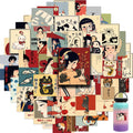 Benkyo Studio // 50-pack Vintage Style Anime Stickers