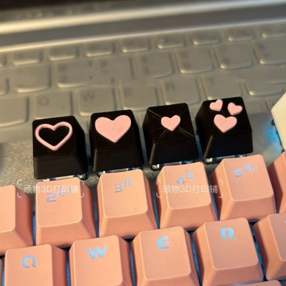 Benkyo Studio // 4-pack Gaming Custom Keycaps