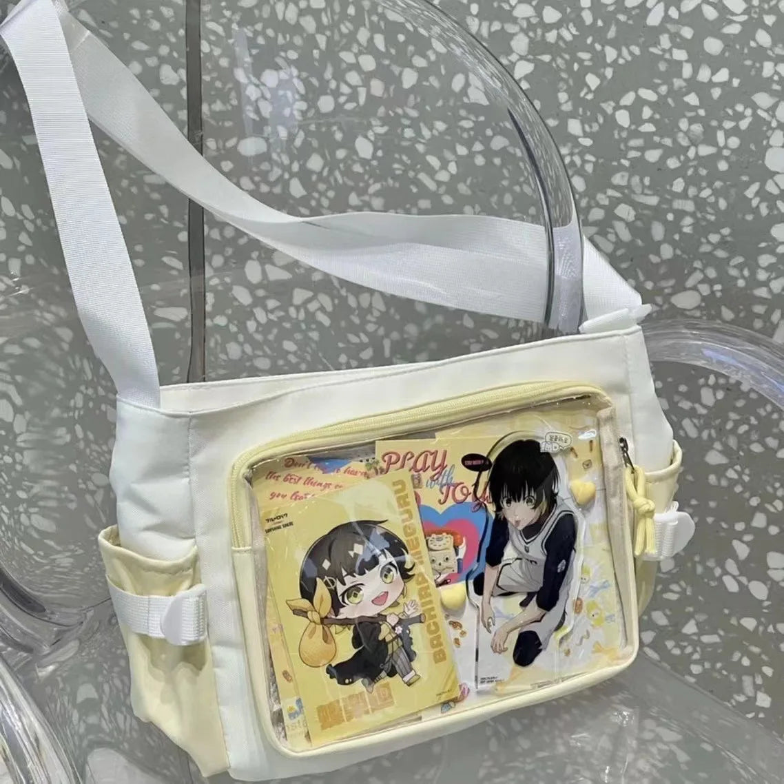 Benkyo Studios // Harajuku JK Transparent Shoulder Bag