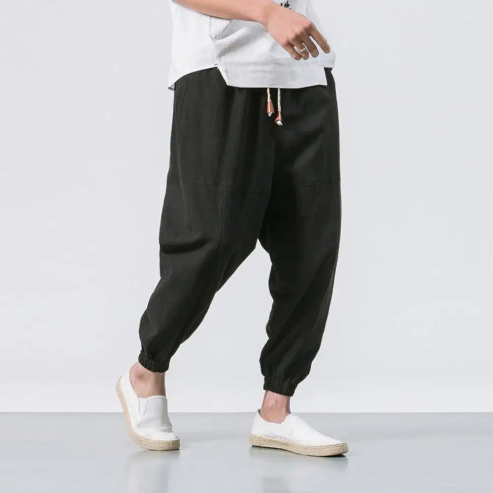 Benkyo Studio // Mens Oversized Japanese Joggers