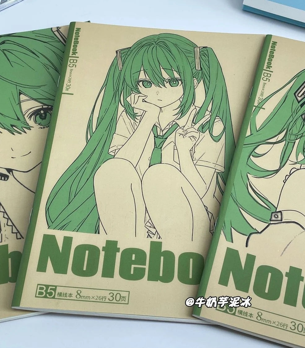 Benkyo Studio // Miku Notebook