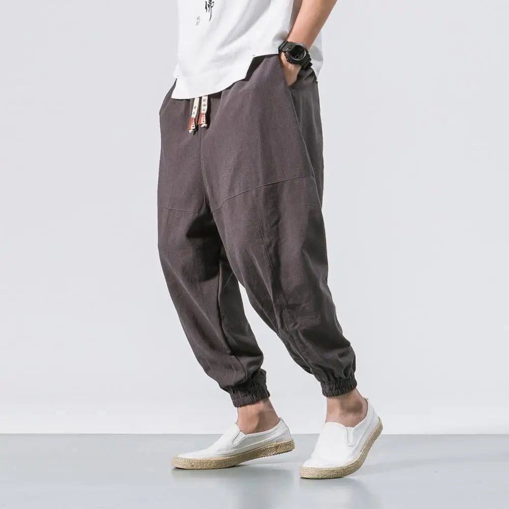 Benkyo Studio // Mens Oversized Japanese Joggers
