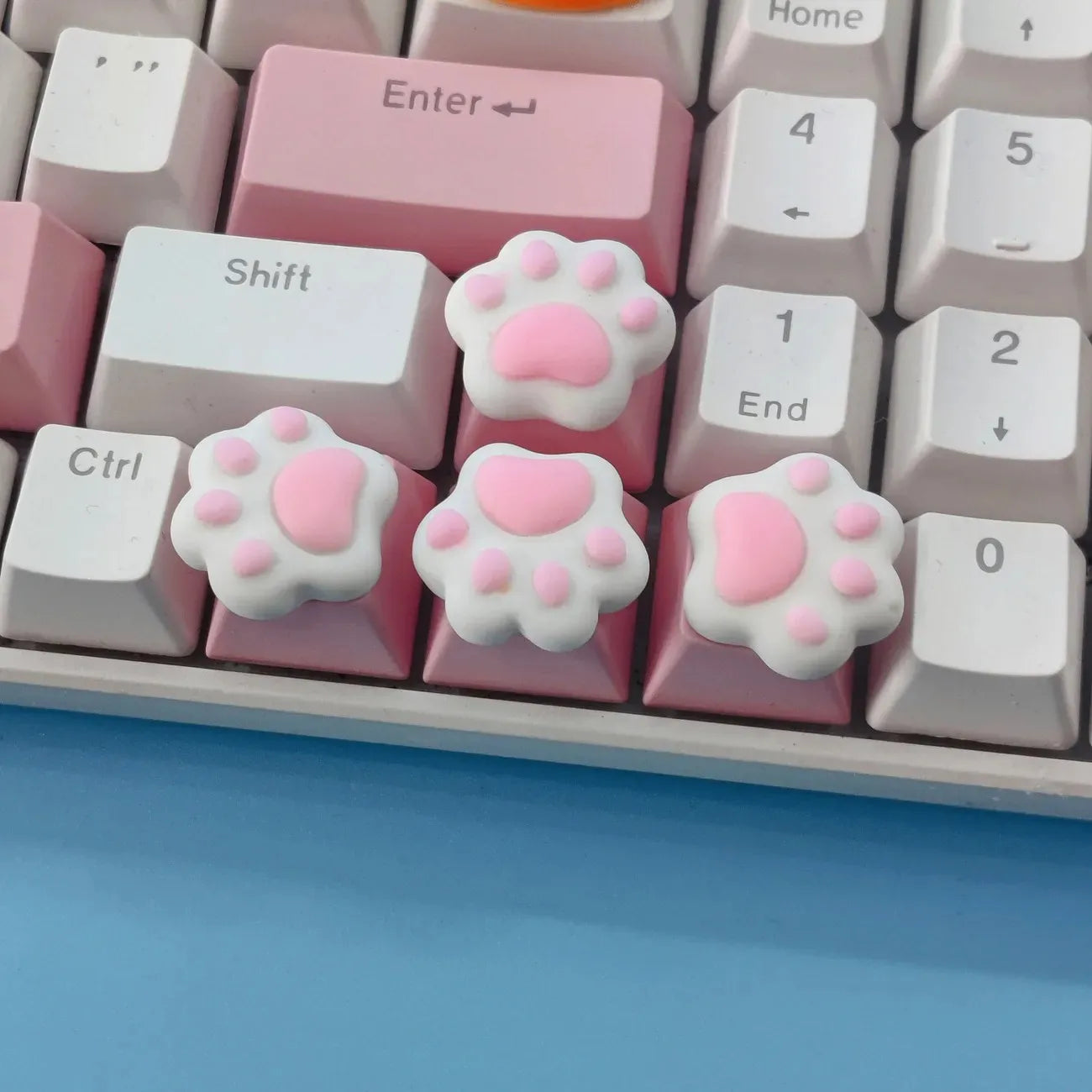Benkyo Studio // Kawaii Keycaps Hearts 'n' Paws