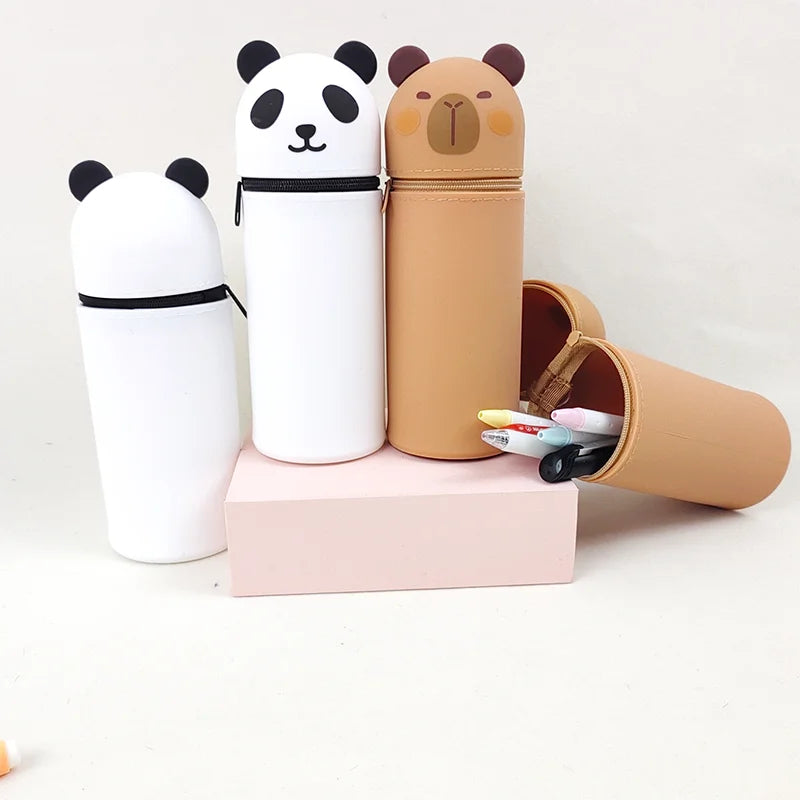 Benkyo Studios // Chibi Animal Pencil Cases