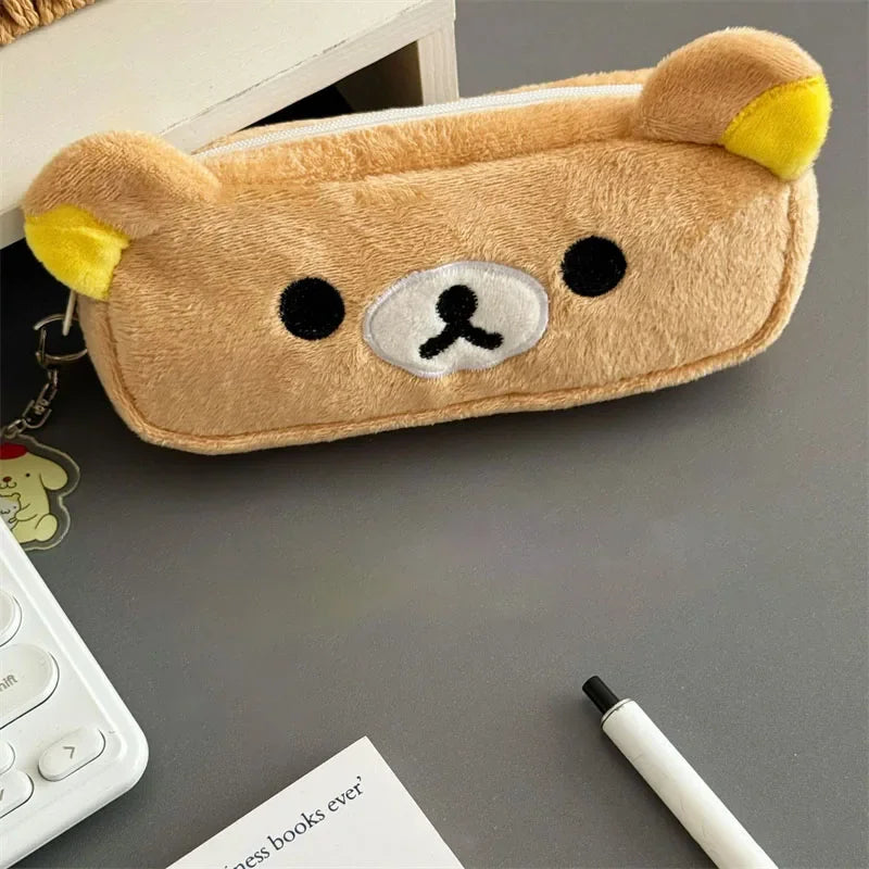 Benkyo Studios // Kawaii Plush Bear Pencil Case