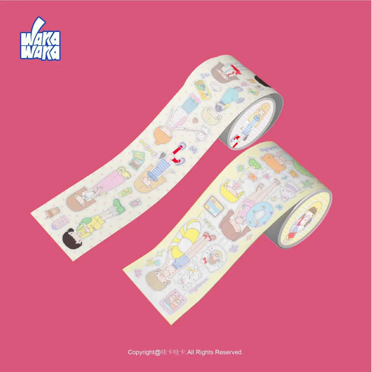 Benkyo Studio // Kawaii Girls Washi Tape