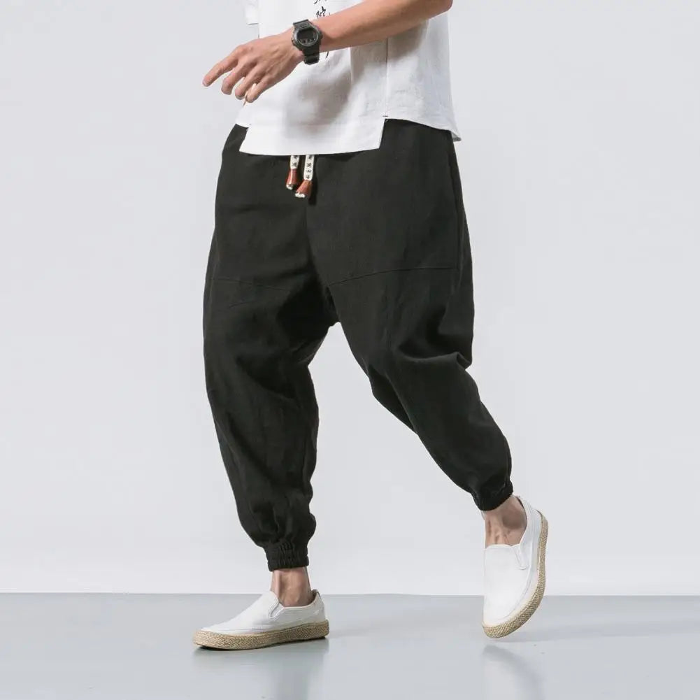 Benkyo Studio // Mens Oversized Japanese Joggers