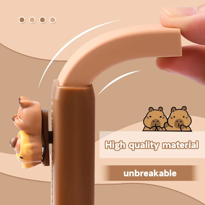 Benkyo Studios // Kawaii Capybara Retractable Rubber