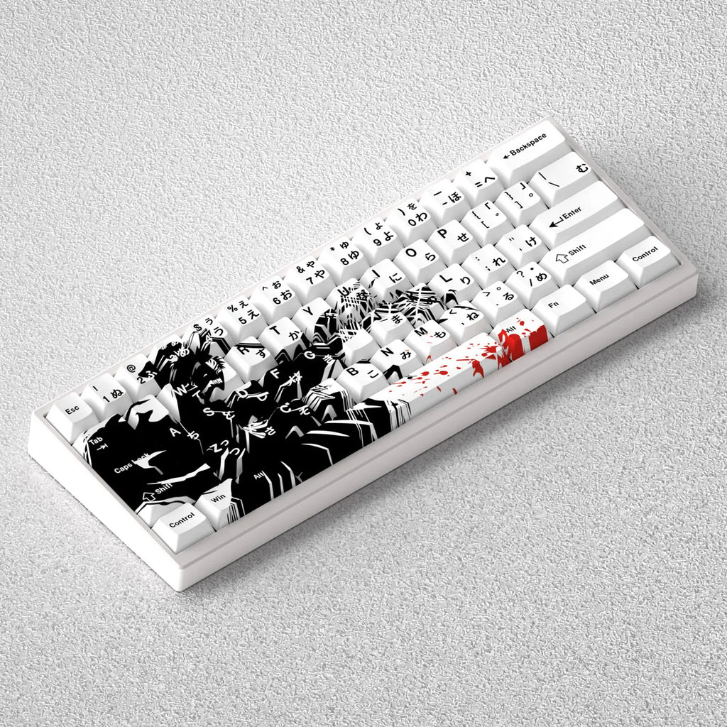Benkyo Studio // Handpainted Ichigo Keycaps (73 key)