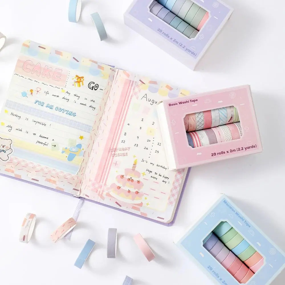 Benkyo Studio // 20-Pack Washi Basics Range
