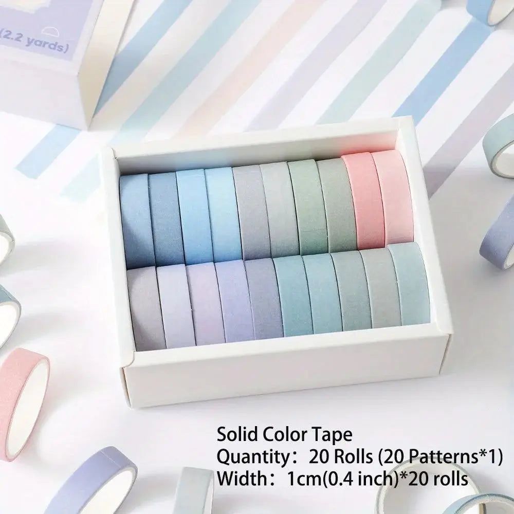 Benkyo Studio // 20-Pack Washi Basics Range