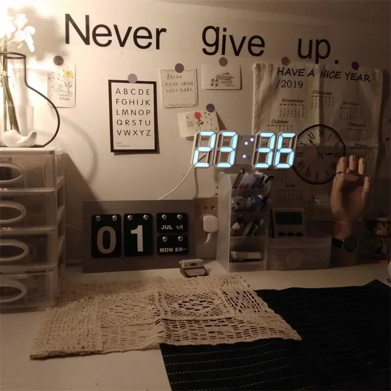 Benkyo Studio // 3D LED Digital Clock