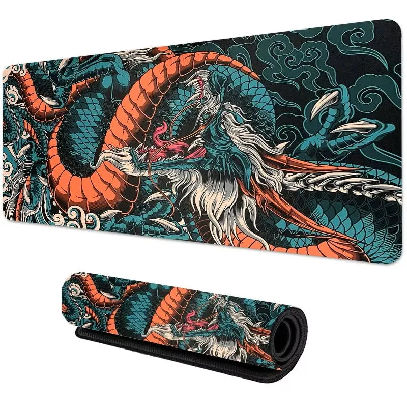 Benkyo Studio // Japanese Dragon Mouse Mats