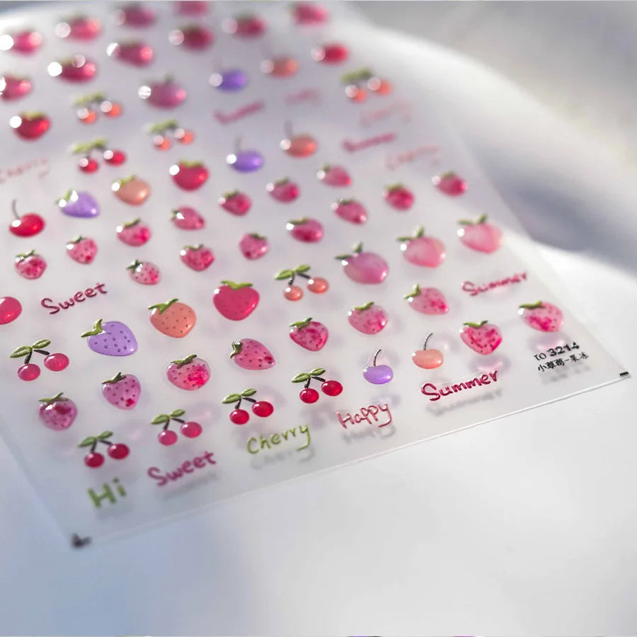 Benkyo Studios // Kawaii Nail Stickers