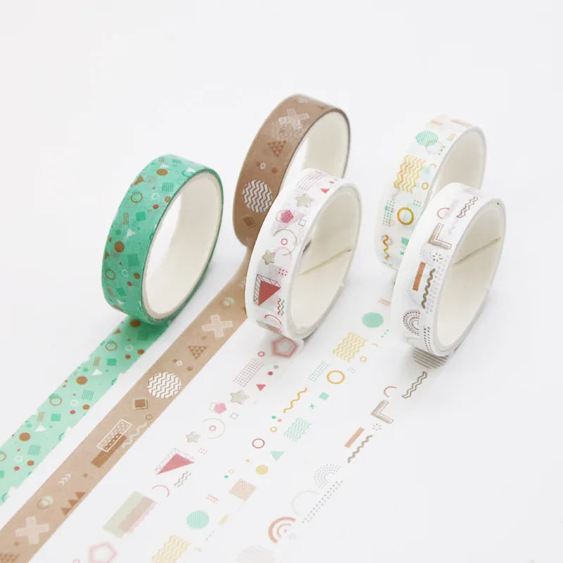 Benkyo Studios // 5 Pack Pastel Washi Tapes