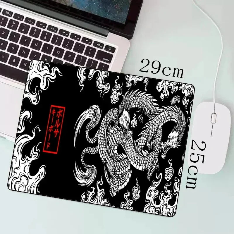 Benkyo Studio // Japanese Dragon Mouse Mats