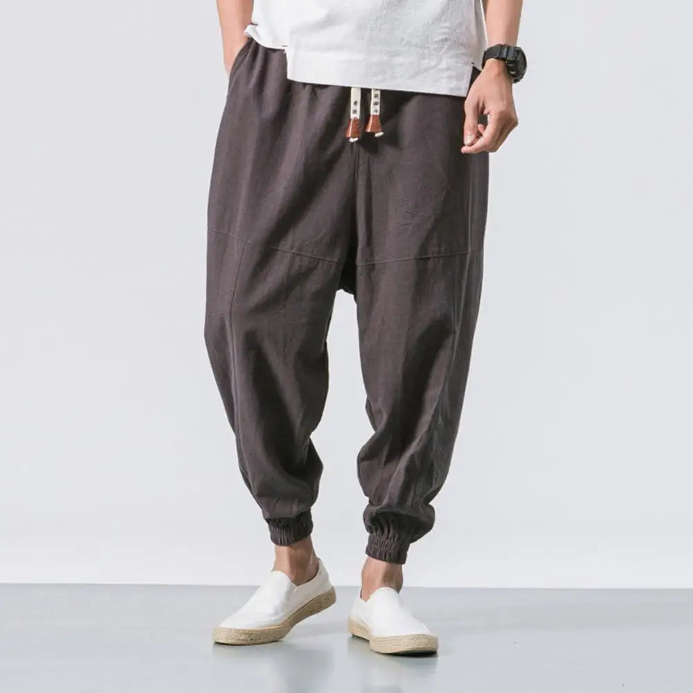 Benkyo Studio // Mens Oversized Japanese Joggers