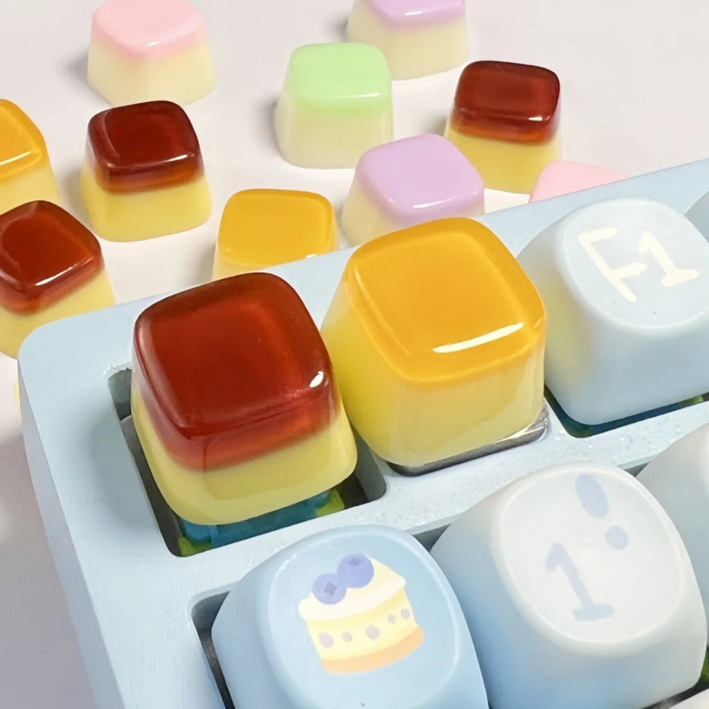 Benkyo Studio // Japanese Pudding Keycaps