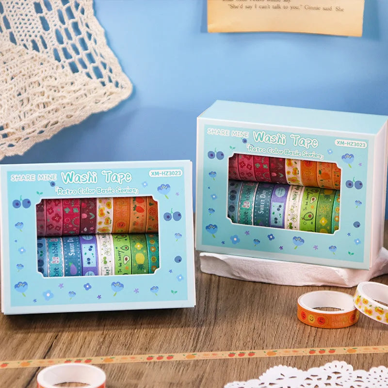 Benkyo Studio // Soft Pastel Cream 20-Pack Washi Tape Palettes