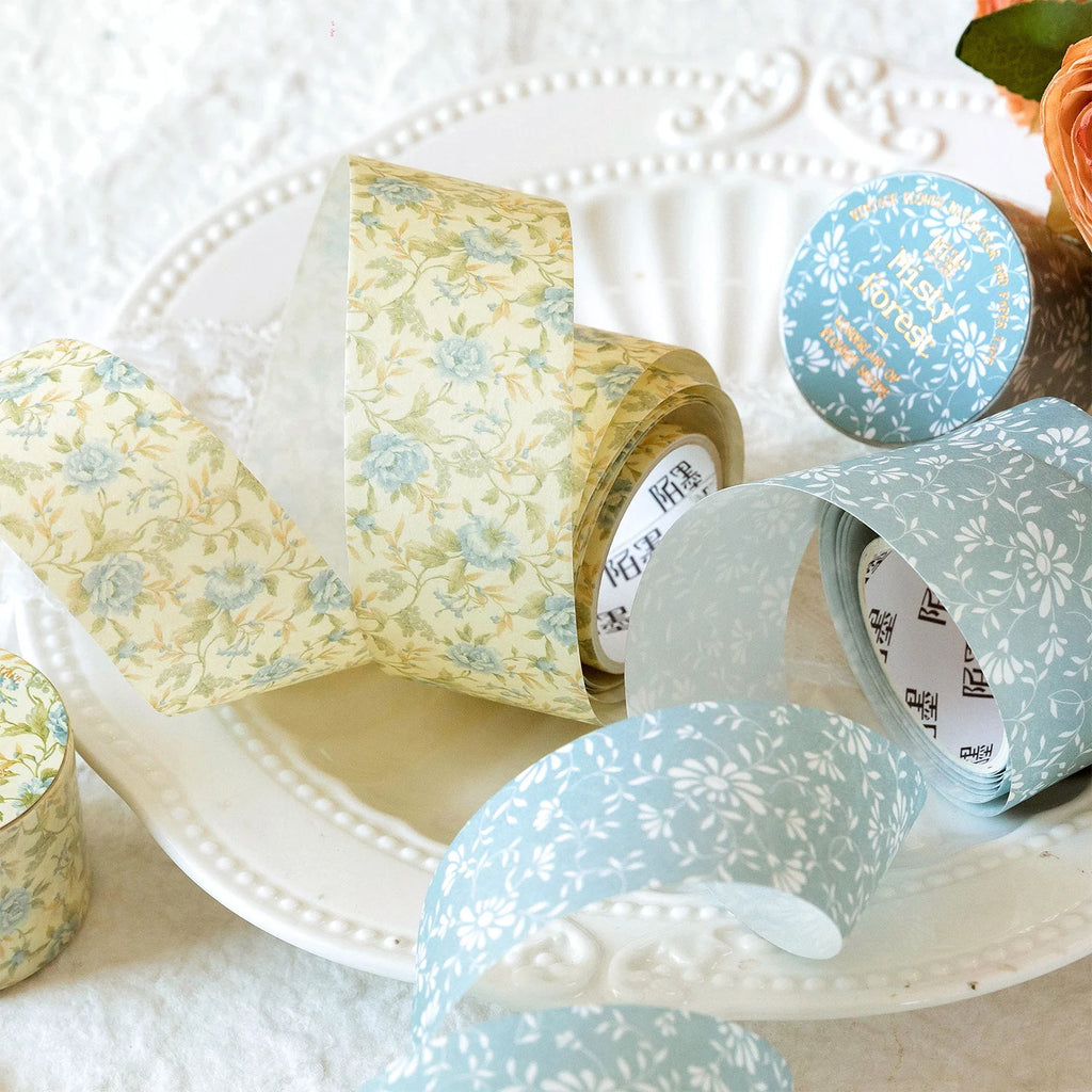 Benkyo Studio // Vintage Botanical Floral Washi Tape