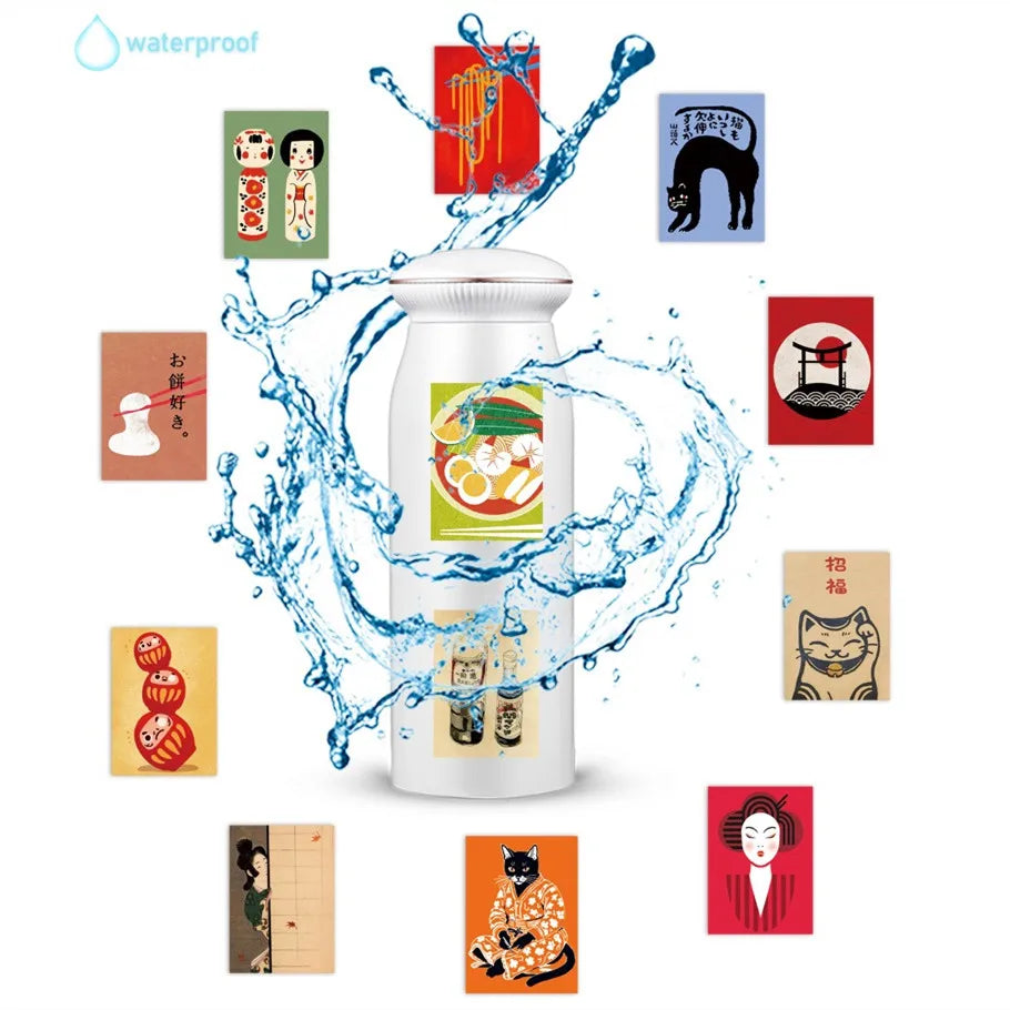Benkyo Studios // 50-Pack Japanese Traditional Stickers