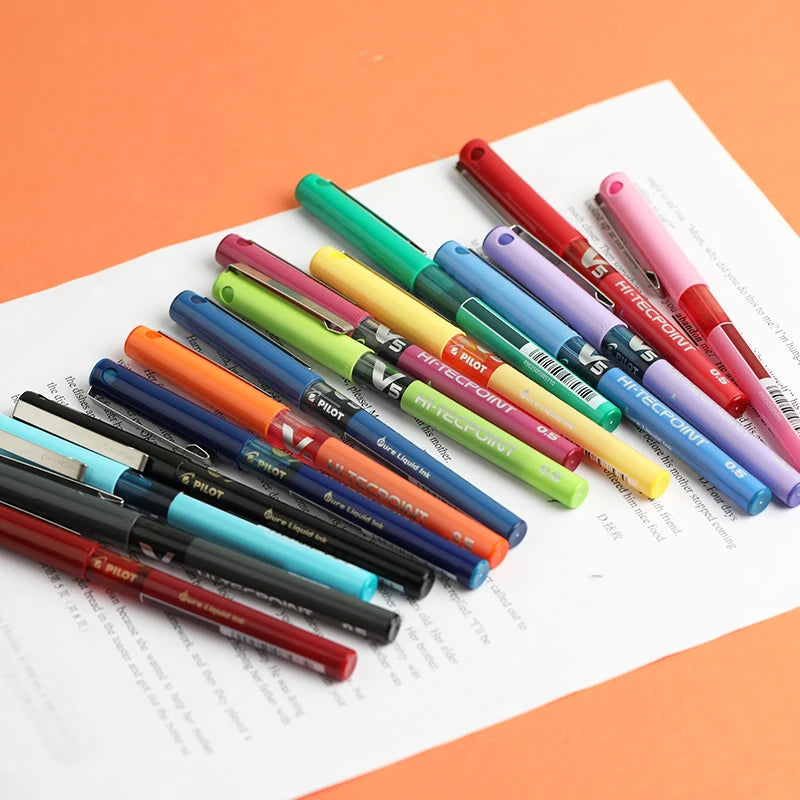 Benkyo Studio // Premium Japanese Pilot BX-V5 Gel Pens