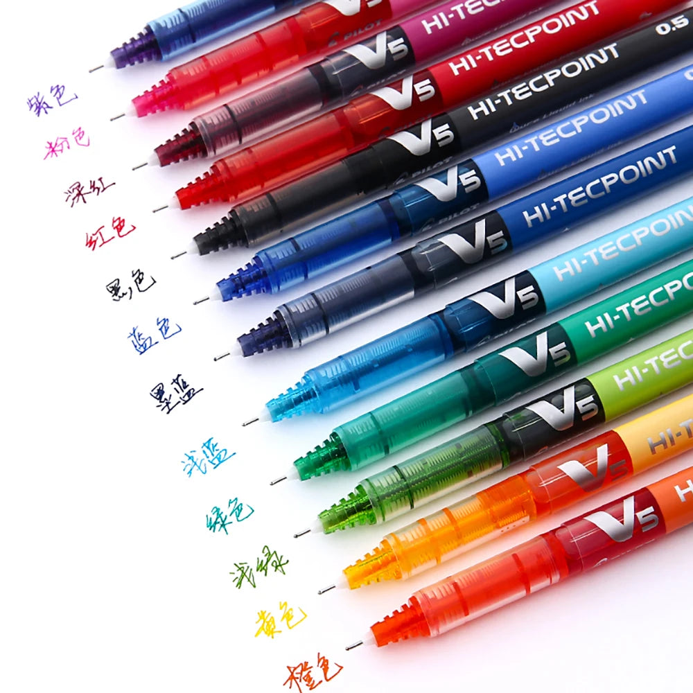 Benkyo Studio // Premium Japanese Pilot BX-V5 Gel Pens