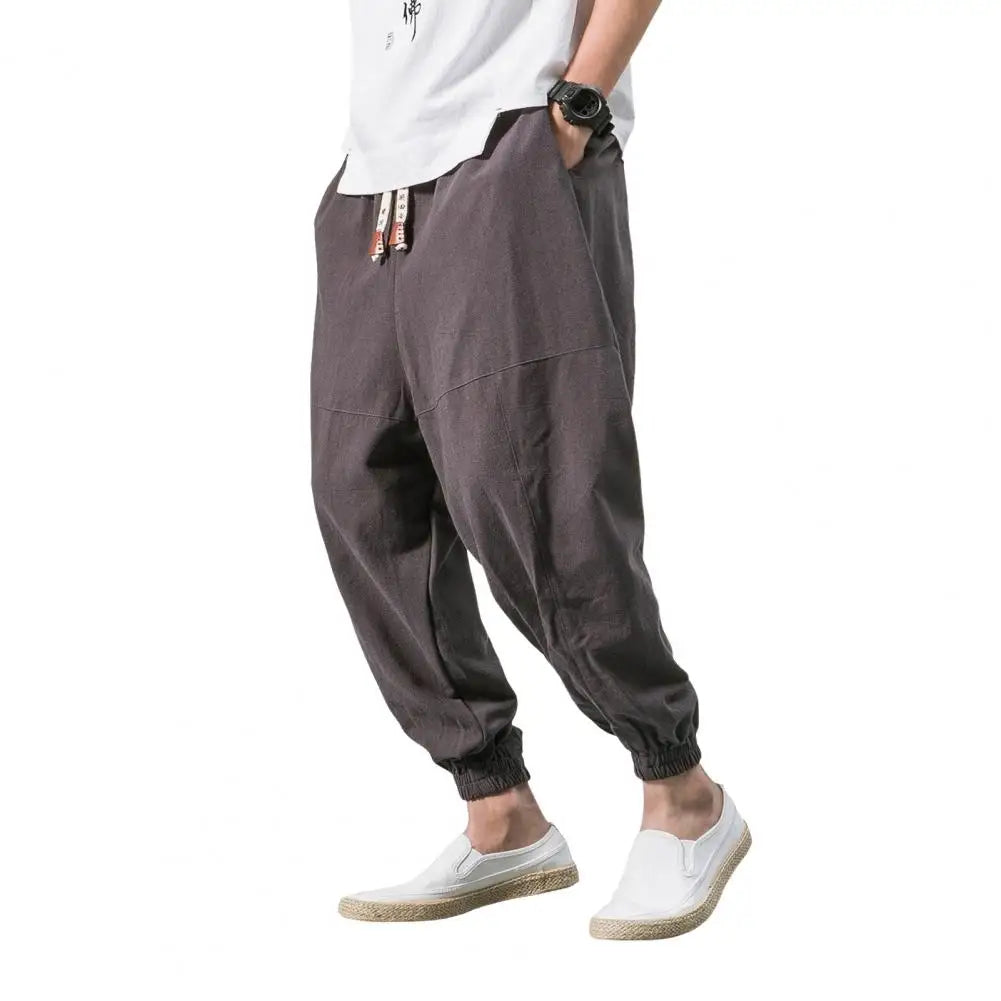 Benkyo Studio // Mens Oversized Japanese Joggers