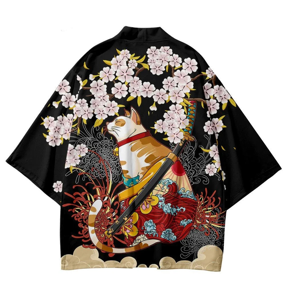 Benkyo Studio // Neko Samurai Kimono