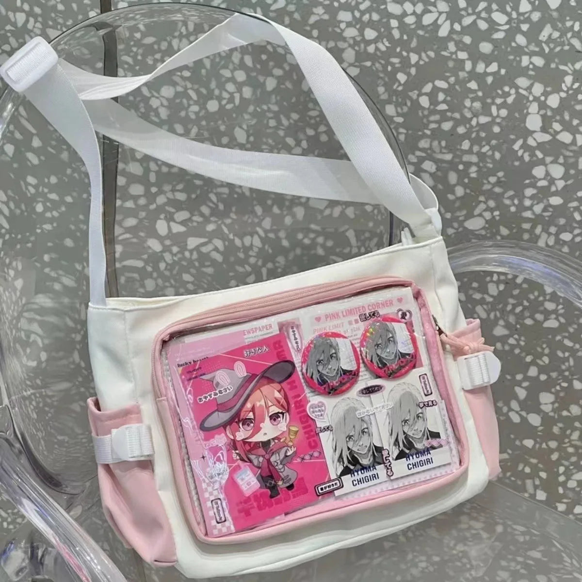 Benkyo Studios // Harajuku JK Transparent Shoulder Bag